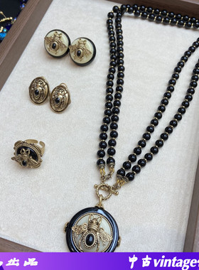 青岛外贸俄罗斯金款复古昆虫动物