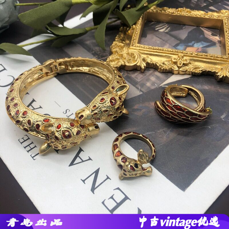 欧美重工镯子vintage中古跨境手