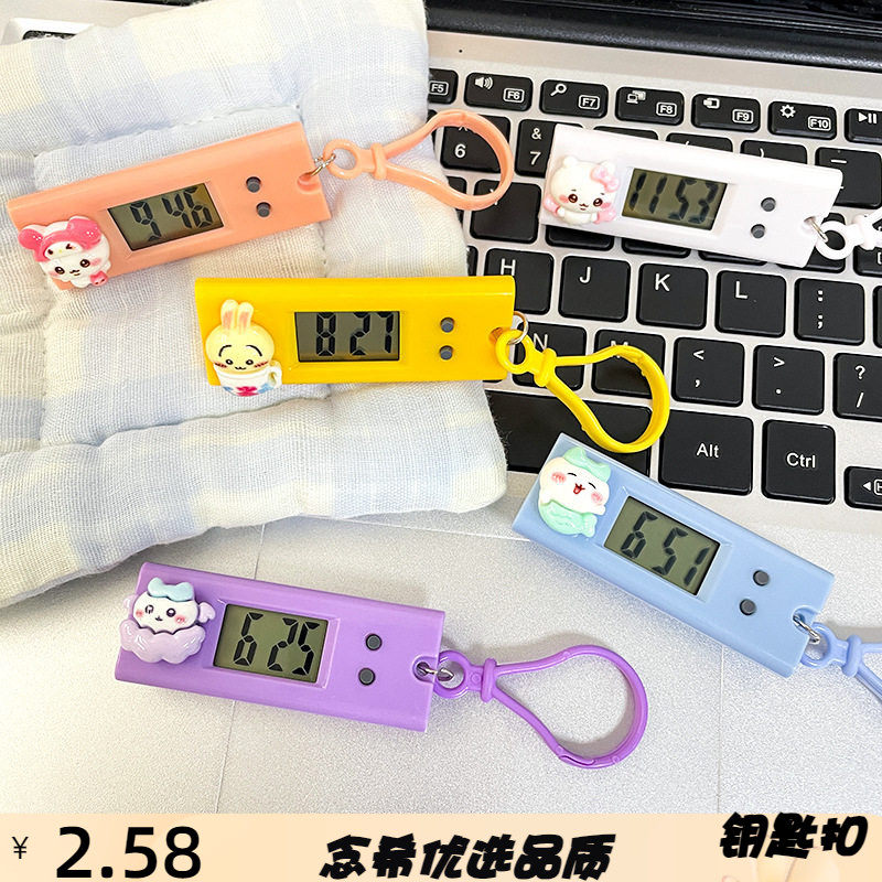 可爱卡通迷你小挂表便携式电子钟