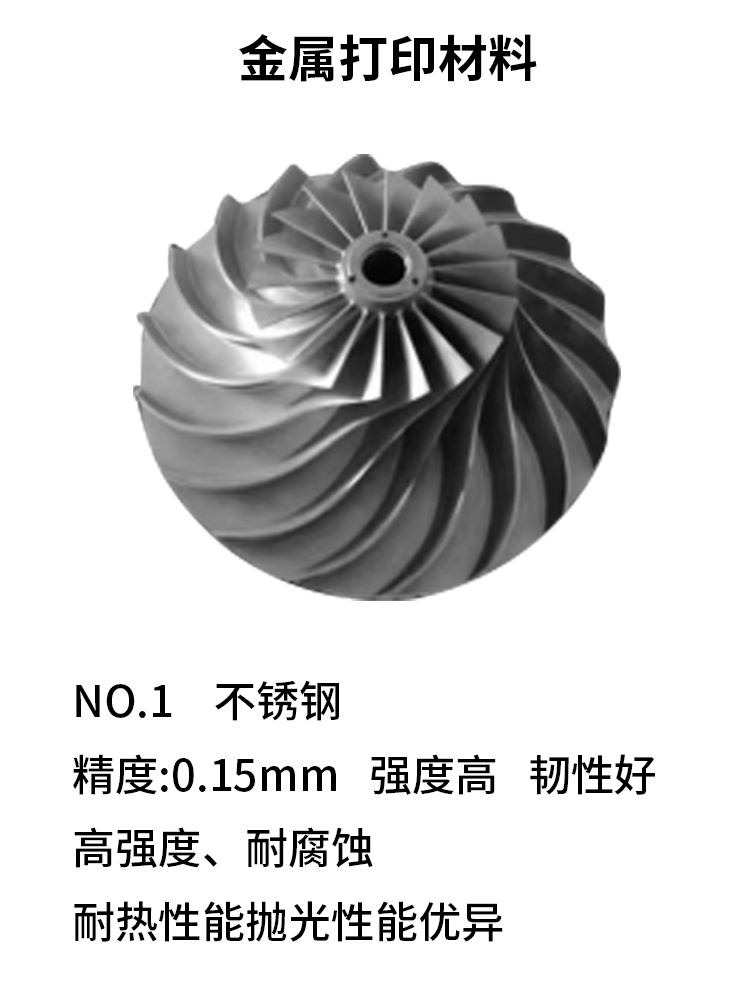 金属3D打印模型定制服务工业级CNC不锈钢铝合金钛合金模具钢SLM