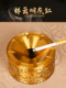 黄铜祥云烟灰缸防飞灰个性 创意潮流高端商务客厅桌面创意烟缸大号