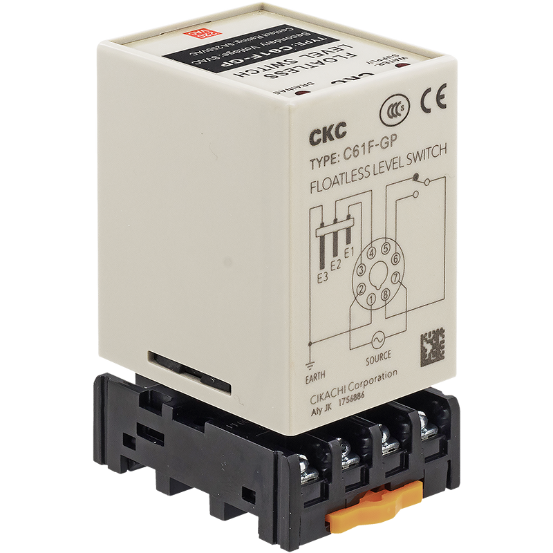 正品松菱CKC水位开关控制器C61F-GP液位继电器AC220V-24VDC-380V