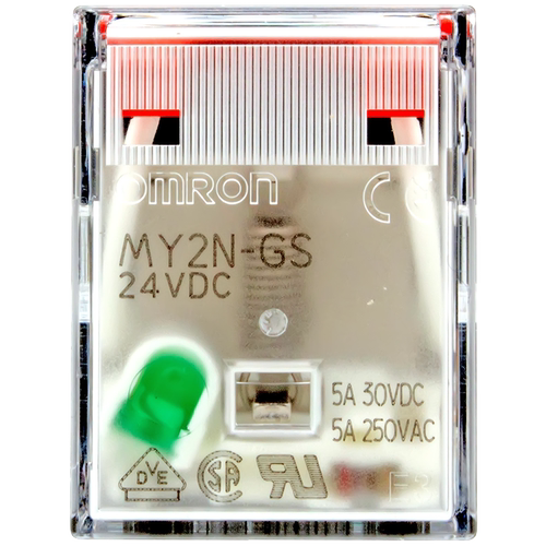 正品欧姆龙MY2N-GS-R小型中间继电器54P-HH52P-L JZX-22F(D)/2Z4Z