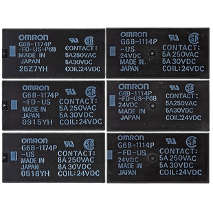 正品OMRON欧姆龙继电器G6B-1114P-1174P-US-FD-P6B DC5V-12V-24V