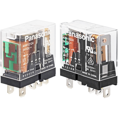 正品Panasonic松下小型中间继电器AHN12324 AHN12124 DC24V 24VDC