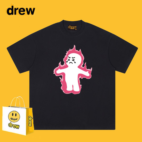 DREWESSFODGR趣味火焰小人短袖