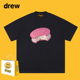 Drew美式 潮牌趣味蛋糕卡通休闲百搭宽松印花休闲短袖 T恤情侣上衣