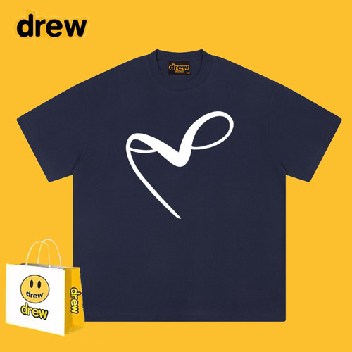 DREWESSFODGR爱心印花纯棉短袖