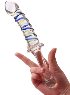高硼硅玻璃螺旋纹按摩护理穴位棒