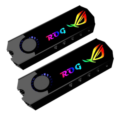 冰曼M.2固态硬盘散热器M2全铝散热片SSD2280导热马甲NVME神光同步