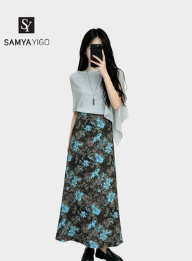 2026 SAMYA夏季新款时尚百搭显瘦披风针织背心1001搭配花裙91332