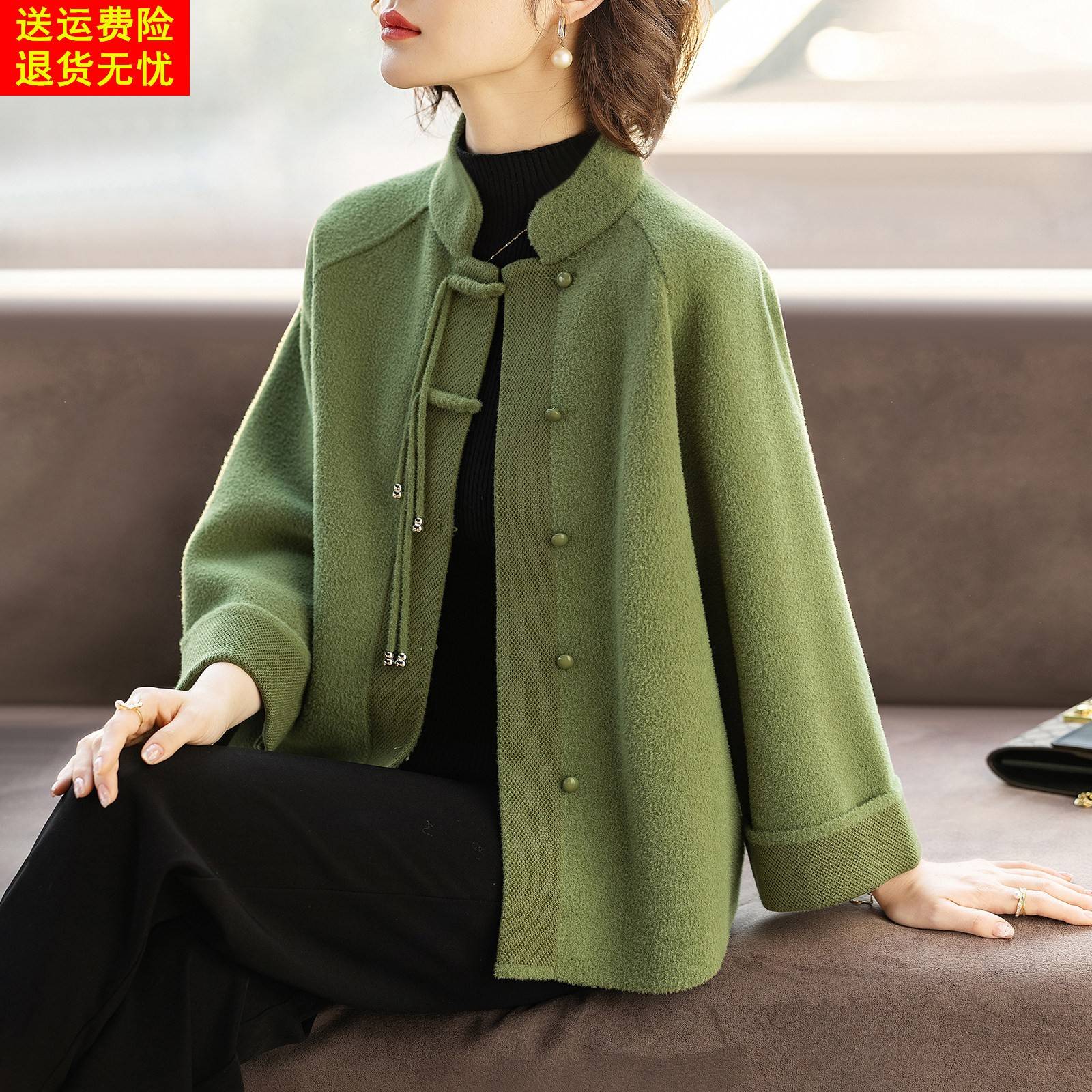 中老年人女士春装妈妈外套洋派时尚春秋2025新款中式上衣服40岁50
