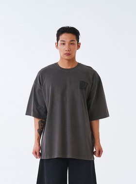 HDEX 25夏季新品宽松美式休闲字母印花短袖T恤韩国代购