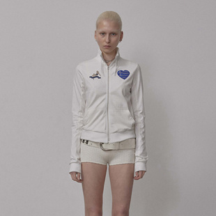 SCULPTOR 25春季新品美式宽松立领拉链外套休闲通勤卫衣韩国代购