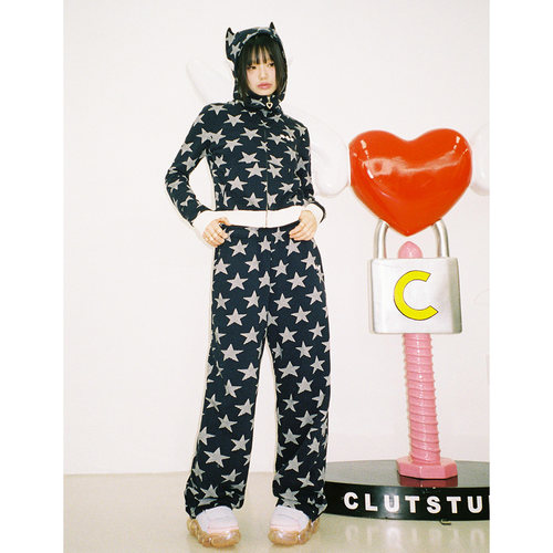ILLIT同款CLUT STUDIO25春翅膀星星外套长裤套装韩国代购