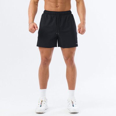 HDEX 25春季新品宽松松紧带训练短裤纯色百搭运动风中裤韩国代购