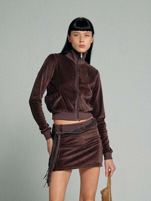 SCULPTOR连帽短款卫衣外套