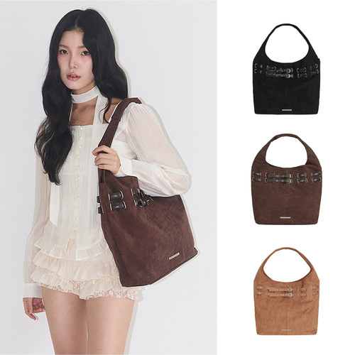 ILLIGO 25秋新款设计感撞色大容量托特包百搭手提单肩包韩国代购