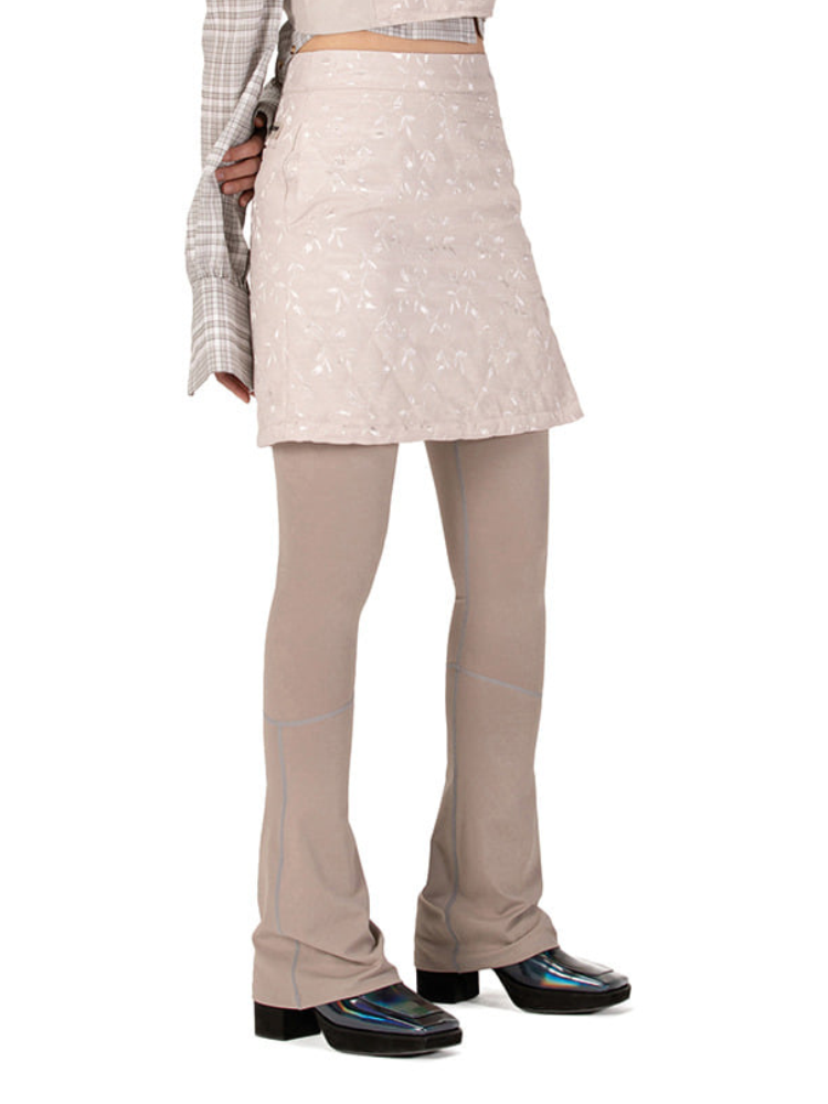 MSCHF甜美系简约百搭绣花短裙