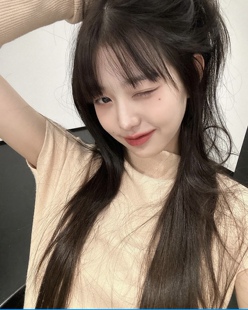 张元英同款NOTYOURROSE 23秋两穿修身带袖套针织短袖上衣韩国代购