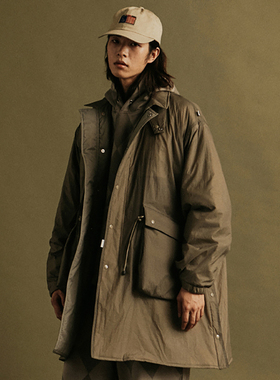 oido|FETCH 情侣男女款纯色宽松派克棉服夹克外套 20秋冬韩国代购