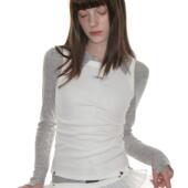 CRANK 百搭吊带韩国代购 25春夏新品 网纱拼接可拆卸背心纯色修身