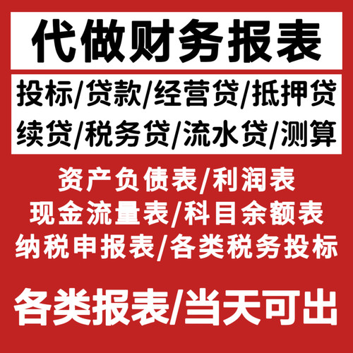 财务报表分析利润表代做