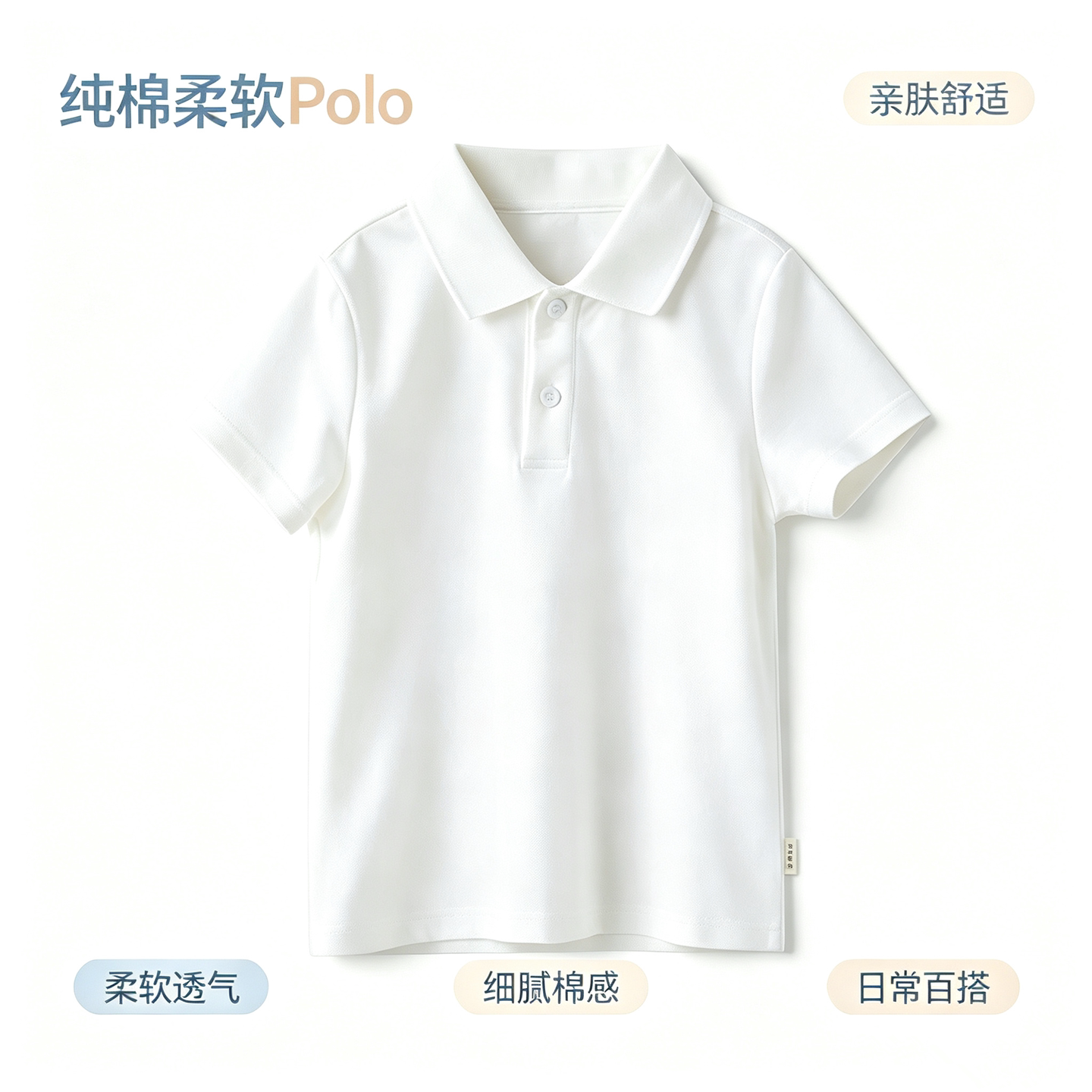 儿童POLO衫新款纯棉短袖T恤男童女童内搭外穿翻领长袖打底衫上衣