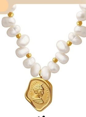 复古锁骨链不掉色不规则