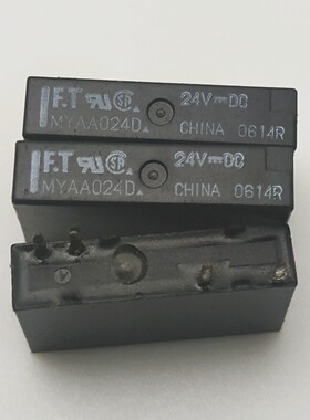 MYAA024D原装日本FT富士通继电器PLC 24VDC 4脚5A 高见泽24V 024E