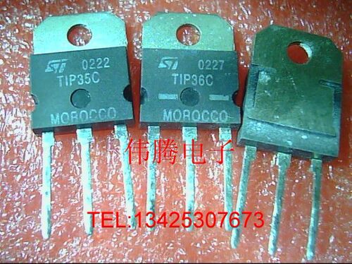 进口拆机大功率达林顿三极管 TIP35C TIP36C 无鳞机功率管 TO-3P