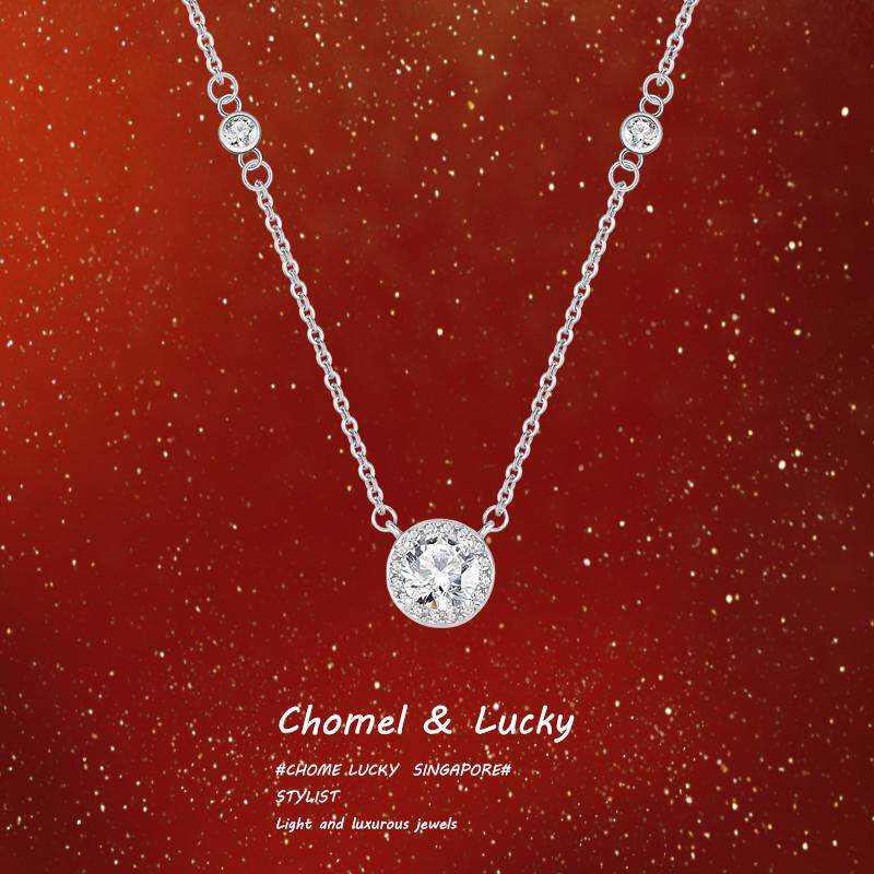 「星点」纯银项链女生轻奢小众高级设计感新款爆款锁骨链生日礼物