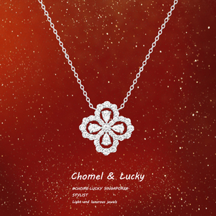 「幸运四叶草」纯银s999项链女轻奢小众设计高级感送女友生日礼物