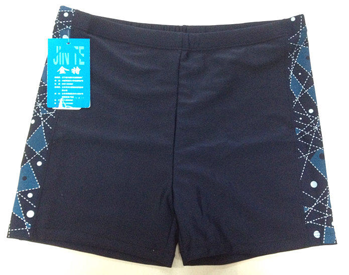 热卖金特游泳裤休闲简单平腿泳装男时尚平角男士泳衣泳具促销