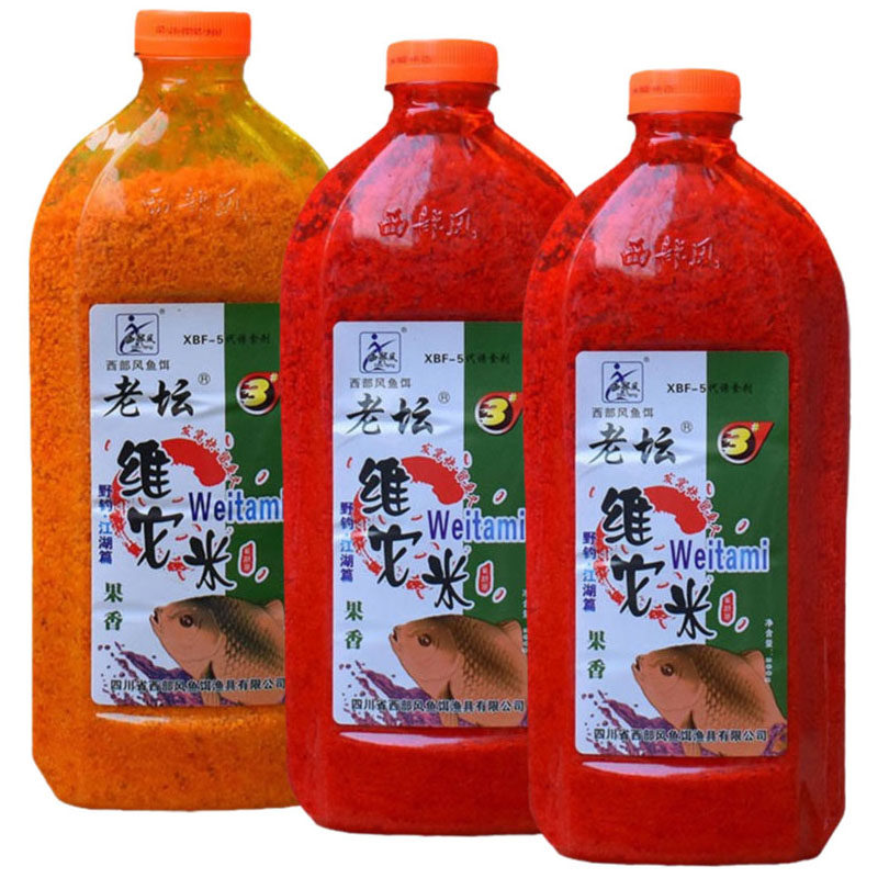 西部风老坛维它米3号果香黑坑野钓鲤鲫酒米底窝料鱼饵钓鱼打窝米
