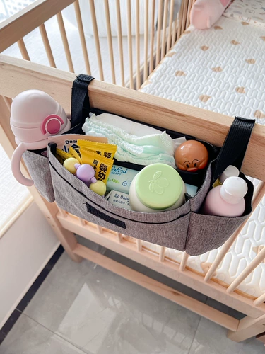 Коляска для машины, милая сумка для хранения для выхода на улицу, универсальная сумка-органайзер для матери и ребенка, с вышивкой