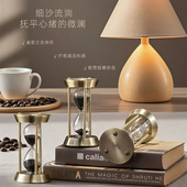 30分钟定制创意北欧金属复古家居装 饰摆件 高档沙漏计时器3