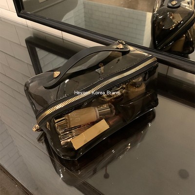 韩国透明手提防水大容量化妆包