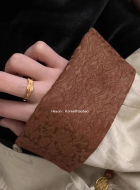 女合金新中式麦穗戒指复古首饰