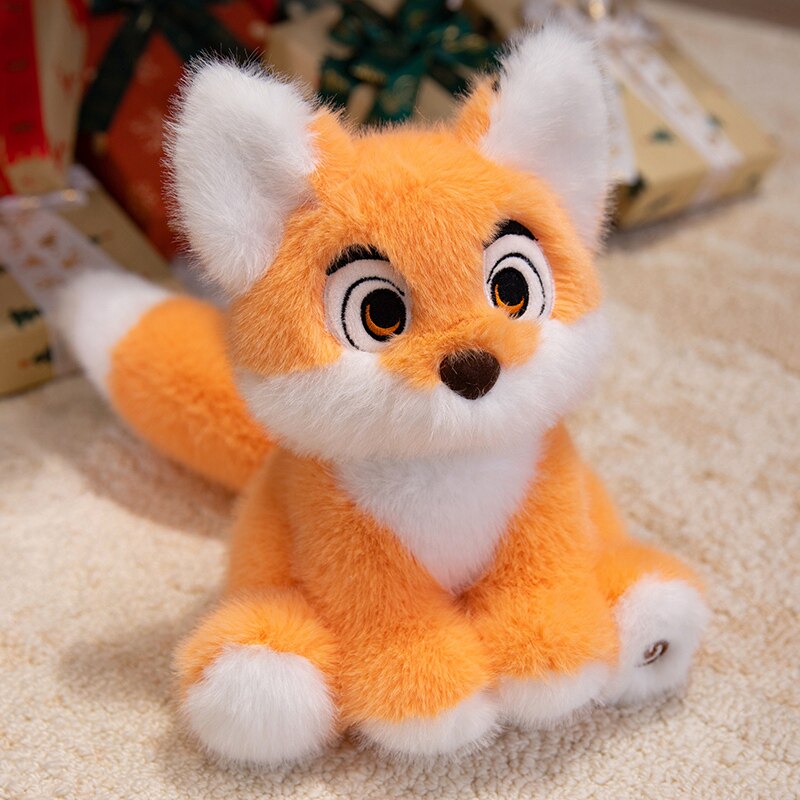 跨境卡通七彩发光狐狸公仔毛绒玩具抱枕玩偶安抚娃娃儿童生日礼物