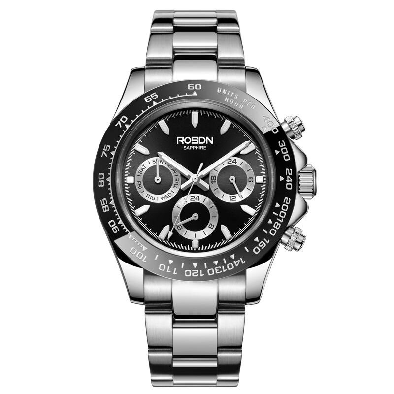 专柜正品劳士顿时尚潮流个性运动多功能男士石英表3720