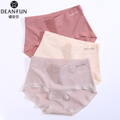 蝶安芬内裤 三角短裤 女生纯棉抗菌100%棉裆2026新款 无痕中高腰薄款
