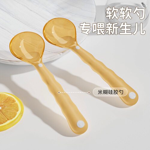 婴儿辅食勺食品级硅胶勺