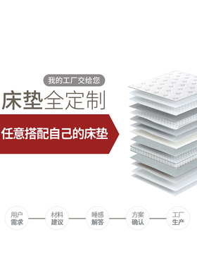 床垫定制专用链接 尺寸/睡感/工艺/材料/全定制 拍前请先联系kefu