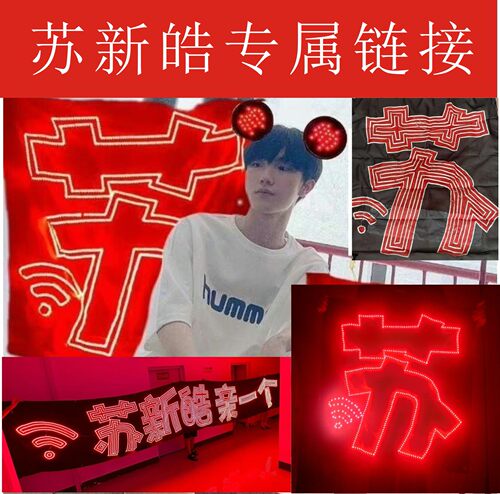 苏新皓粉丝应援灯牌超薄软灯牌