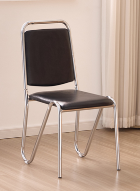 成人简易时尚椅简约学习会议椅塑料椅子纯色靠背椅餐椅办公休闲椅