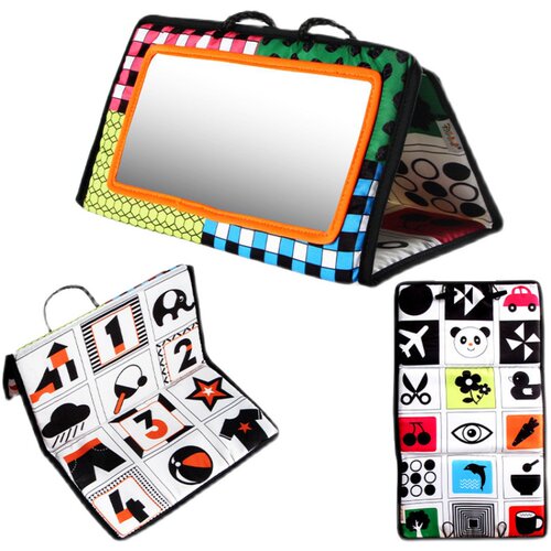 视觉追踪哈哈镜启蒙图挂玩具