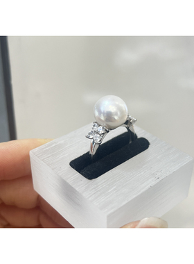 【大美唤推荐】925银10-11mm鸢尾花戒指DM2616