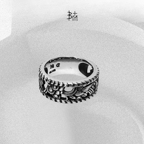 血腥玛丽925银复古镂空万华镜