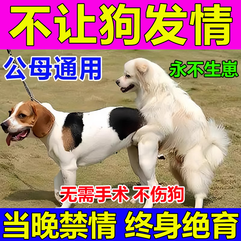 狗狗抑制发情专用药公母通用禁情喷雾绝育避孕药宠物春季发情公狗